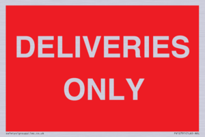 DELIVERIES ONLY